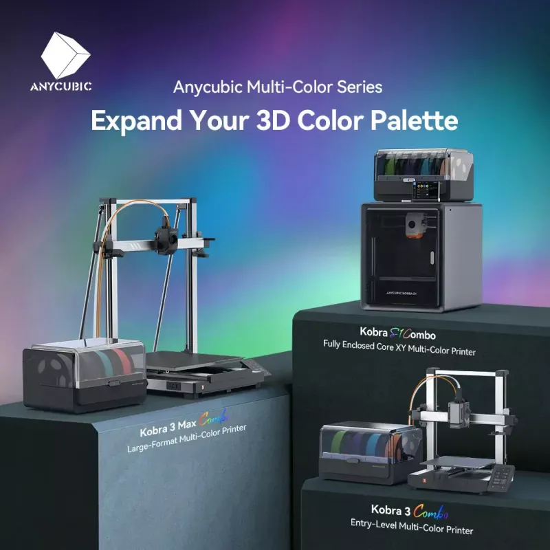 Stampante 3D 3D Prima Anycubic Kobra S1 Combo 250x250x250mm 600mm/sec