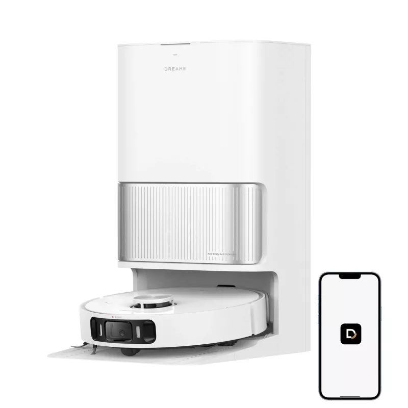 Dreame L40 Ultra AE White, Combi, White, Round, sacchetto per polvere, 3 ruote, 0,3 L