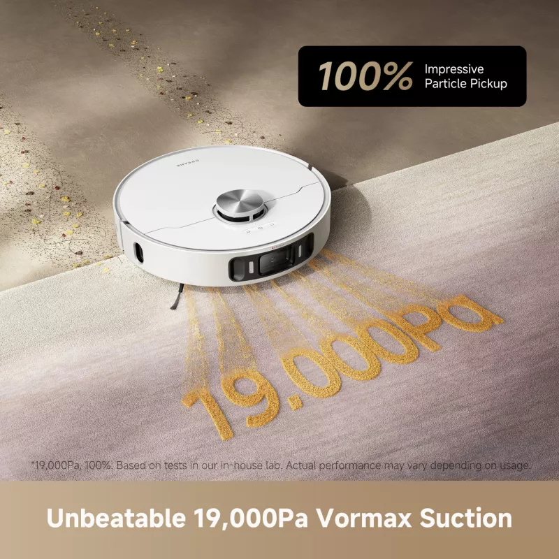 Dreame L40 Ultra AE White, Combi, White, Round, sacchetto per polvere, 3 ruote, 0,3 L