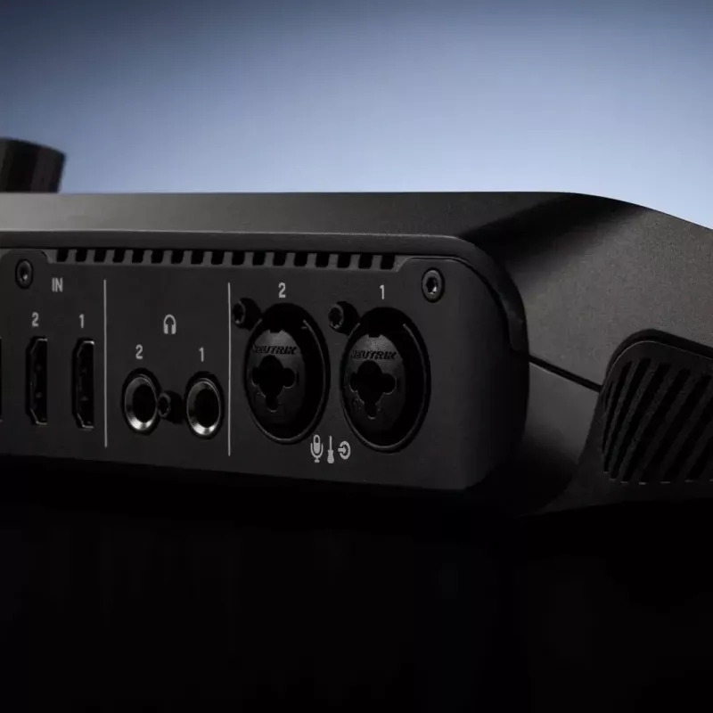 Console di produzione multicanale per podcast e livestream Rode RodeCaster Video S RCVS-E – touchscreen, Wi-Fi, Bluetooth 5.3, 5x USB-C, 3x ingresso HDMI, 1x uscita HDMI, microSD