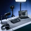 Console di produzione multicanale per podcast e livestream Rode RodeCaster Video S RCVS-E – touchscreen, Wi-Fi, Bluetooth 5.3, 5x USB-C, 3x ingresso HDMI, 1x uscita HDMI, microSD