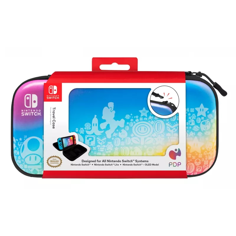 PDP slim Deluxe: custodia rigida Star Spectrum Nintendo multicolore