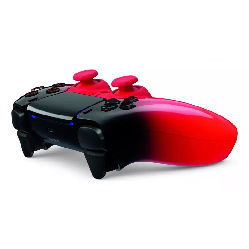 Gamepad Sony DualSense per PlayStation 5 – Bluetooth/USB, batteria, nero/rosso, USB-C, 188×69×189 mm