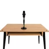 Supporto da tavolo per microfono Shure SH-DESKTOP1, base metallica rotonda, filettatura 3/8