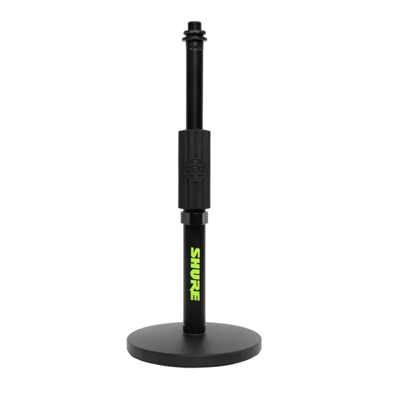 Supporto da tavolo per microfono Shure SH-DESKTOP1, base metallica rotonda, filettatura 3/8