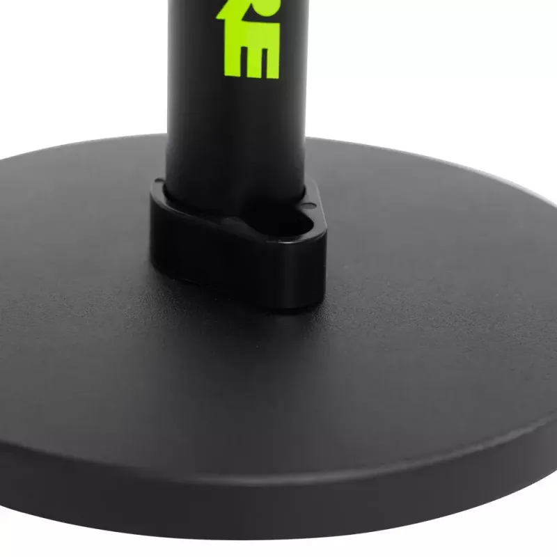 Supporto da tavolo per microfono Shure SH-DESKTOP1, base metallica rotonda, filettatura 3/8