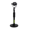 Supporto da tavolo per microfono Shure SH-DESKTOP1, base metallica rotonda, filettatura 3/8
