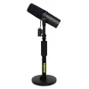 Supporto da tavolo per microfono Shure SH-DESKTOP1, base metallica rotonda, filettatura 3/8