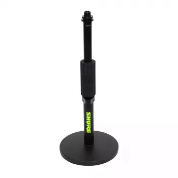 Supporto da tavolo per microfono Shure SH-DESKTOP1, base metallica rotonda, filettatura 3/8