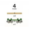 Ravensburger BRIO carro merci in legno accessorio modellismo ferroviario, 4 pezzi, multicolore
