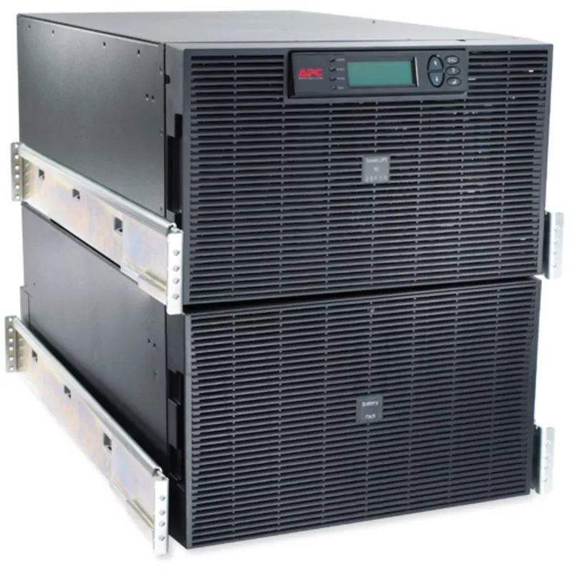 APC Smart-UPS RT 20kVA, 230/400V, LCD, montaggio a rack, 12U, 2 jumper IEC e 8 uscite IEC 60320 C19