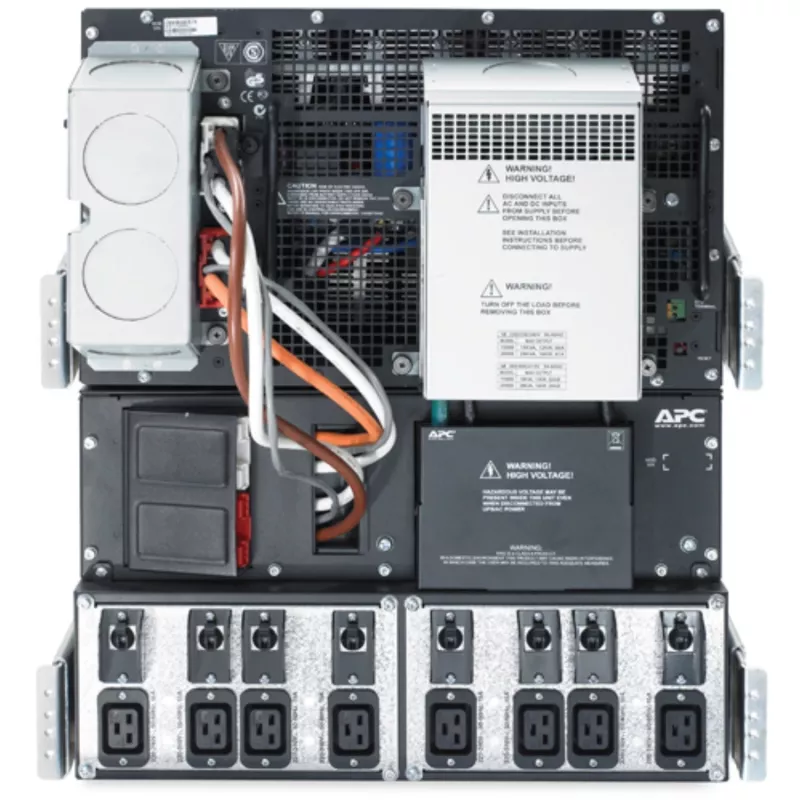 APC Smart-UPS RT 20kVA, 230/400V, LCD, montaggio a rack, 12U, 2 jumper IEC e 8 uscite IEC 60320 C19