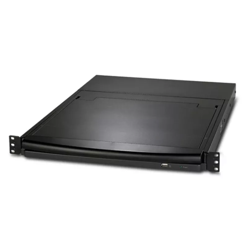 APC console LCD rack 17 pollici con switch KVM analogico 8 porte integrato