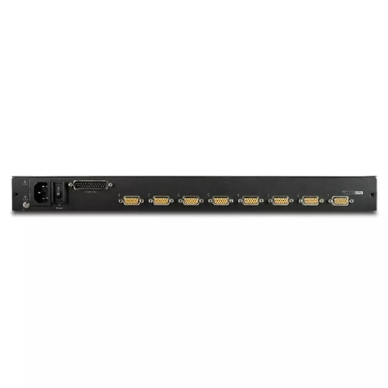 APC console LCD rack 17 pollici con switch KVM analogico 8 porte integrato
