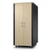 APC NetShelter Soundproof, 32U, armadio rack per server, 230V, acero