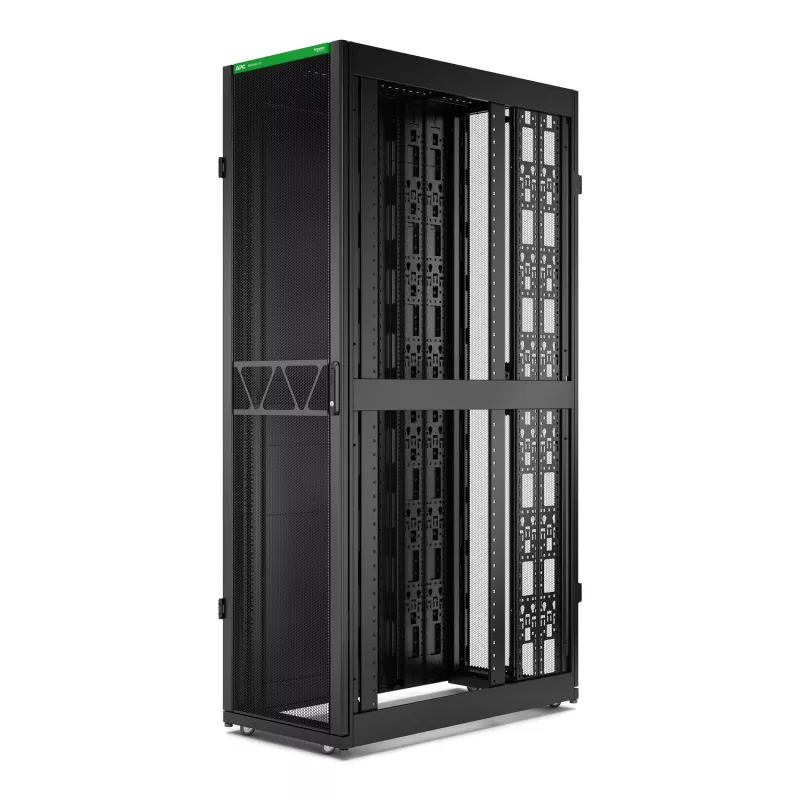 APC NetShelter SX Server Rack Gen 2, 48HE, 2258H x 600B x 1200T mm, con pannelli laterali, nero