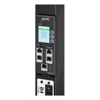 APC NetShelter Rack PDU Advanced Gen 2, Metered, trifase, 43,5 kW 400 V 63 A o 34,6 kW 415 V 60 A, 560P6, 42 prese