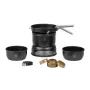 Set fornello da campeggio Trangia 37-5 UL/BL con bruciatore ad alcol, nero