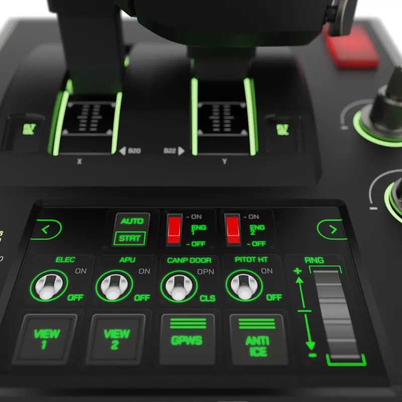 Turtle Beach VelocityOne Flightdeck sistema di simulazione di volo HOTAS per PC Windows 10 e 11 (TBS-0724-05)