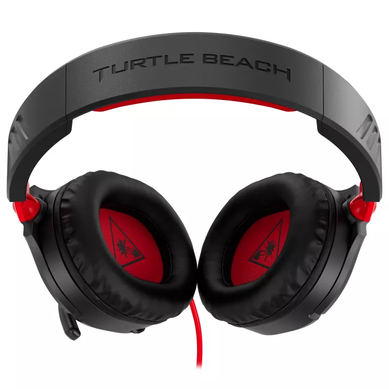 Cuffia gaming stereo over-ear Turtle Recon 70 — nero, stereo con filo, controlli su un padiglione