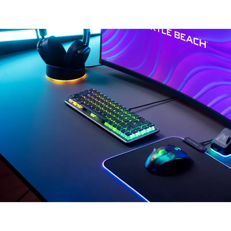 Tastiera gaming Turtle Beach Vulcan II Mini USB QWERTY tedesco nero