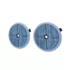 Panno lavapavimenti per aspirapolvere a bastone Electrolux ZE168 — confezione da 3, nero/blu