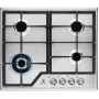Piano cottura a gas CGS6436BX WOK, 4 zone di cottura, controllo meccanico