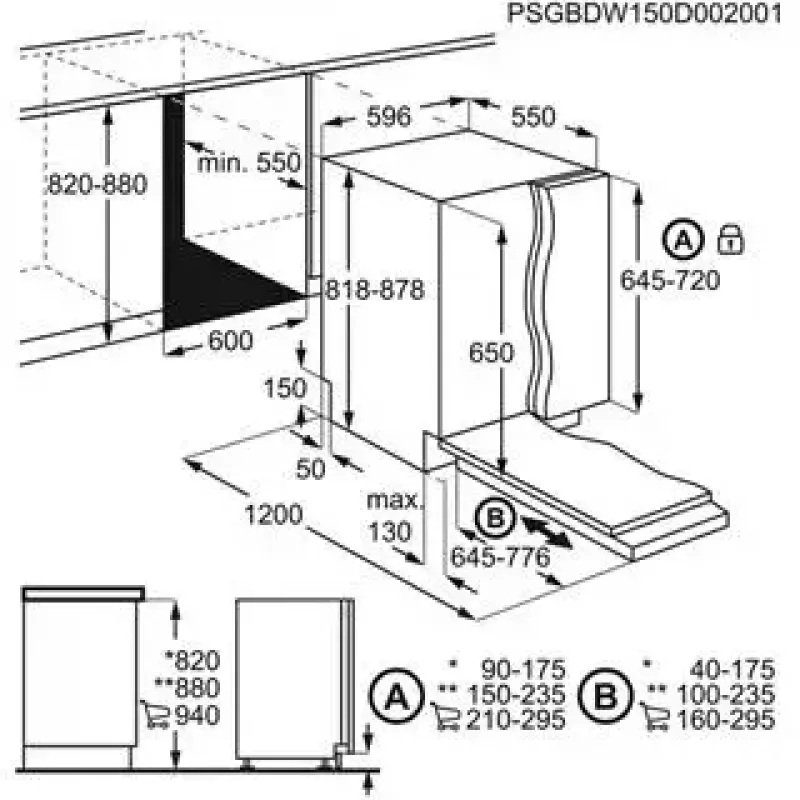 Lavastoviglie da incasso Electrolux SatelliteClean EEM48300L, 14 coperti, 46 dB