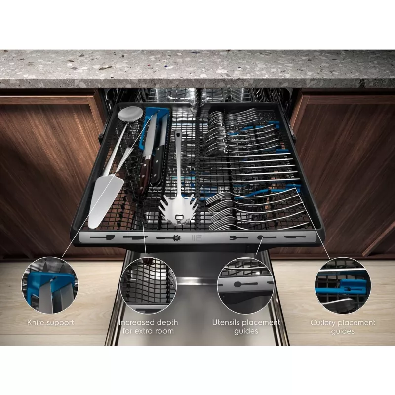 Lavastoviglie da incasso Electrolux EEM69410W — 15 coperti, 42 dB, full size 60 cm, AirDry
