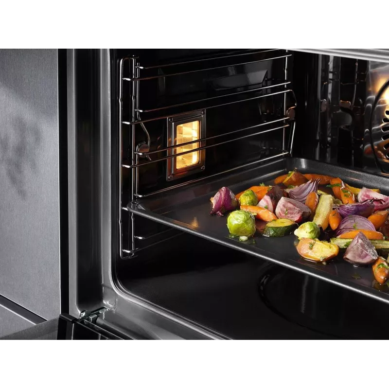 Teglia Electrolux E9OOAF11 — rettangolare 385×465×25 mm, antiaderente, nero