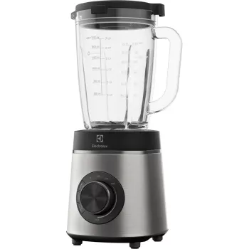 Frullatore da tavolo Electrolux E6TB1-6ST — ciotola 1,75 L, 1400 W, manopola, nero/acciaio inox/trasparente