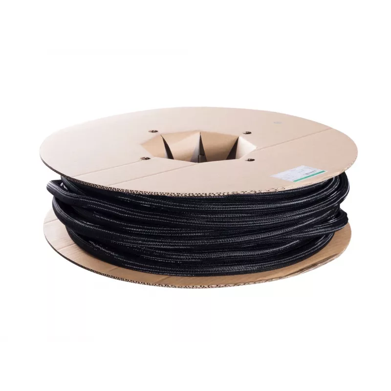 Guaina per cavi Multibrackets M Universal Cable Sock Self Wrap Basic 19 mm nero 50 m, poliestere, -50–150 °C