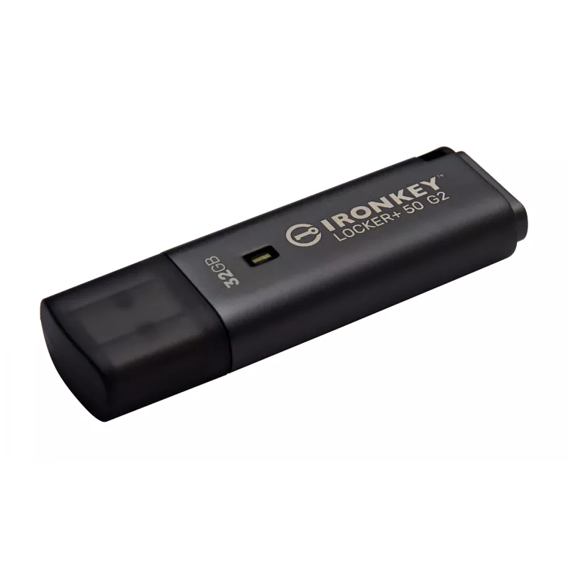 Chiavetta USB KINGSTON IronKey Locker Plus 50 G2 32 GB, USB 3.2 Gen 1 Type-A, AES-256, FIPS 197