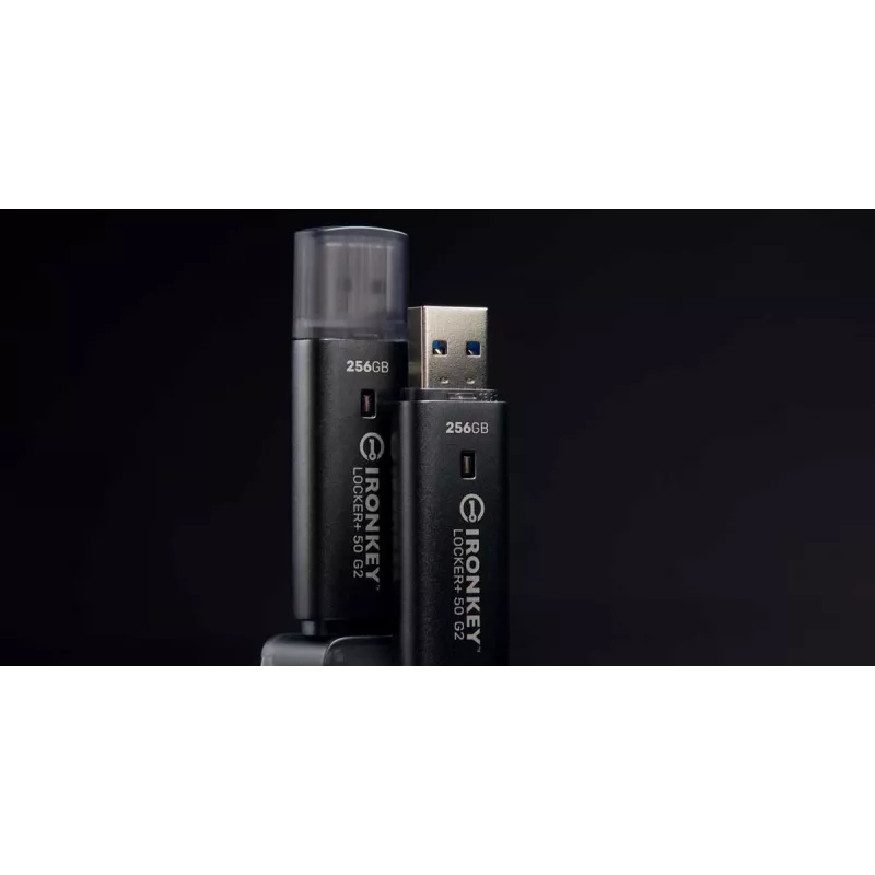 Chiavetta USB KINGSTON IronKey Locker Plus 50 G2 256 GB, USB Type-A, USB 3.2 Gen 1, AES-256, FIPS 197