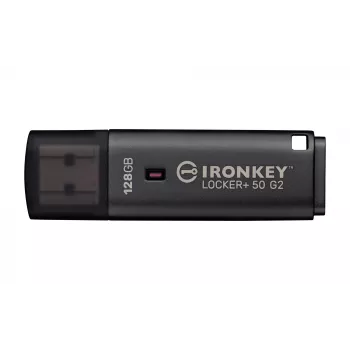 Chiavetta USB KINGSTON IronKey Locker Plus 50 G2 128GB, USB Type-A, USB 3.2 Gen 1, AES-256, FIPS 197