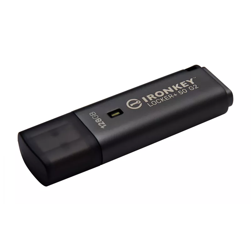Chiavetta USB KINGSTON IronKey Locker Plus 50 G2 128GB, USB Type-A, USB 3.2 Gen 1, AES-256, FIPS 197