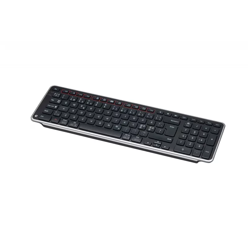Contour Design Balance tastiera, full-size (100%), wireless, RF Wireless + USB, tastiera con switch a forbice, QWERTY, nero