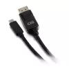 Cavo adattatore C2G da USB-C a DisplayPort 4K 30 Hz 1,8 m nero