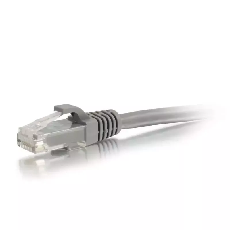 Cavo patch di rete C2G 0,3 m Cat6 connettore protetto non schermato UTP grigio