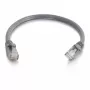 Cavo patch di rete C2G 0,3 m Cat6 connettore protetto non schermato UTP grigio