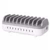 Manhattan stazione di ricarica USB-C a 10 porte, uscita USB-C: 10x 20 W, max. 200 W, alimentazione AC (include adattatori US/EU/UK)