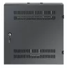 Intellinet armadio a parete low-profile 19 pollici con 4U guide orizzontali e 2U verticali, case sottile e salvaspazio con soli 170 mm di profondità, ideale per applicazioni AV, multimedia e di sorveglianza, montato, nero RAL 7021