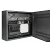 Intellinet armadio a parete low-profile 19 pollici con 4U guide orizzontali e 2U verticali, case sottile e salvaspazio con soli 170 mm di profondità, ideale per applicazioni AV, multimedia e di sorveglianza, montato, nero RAL 7021