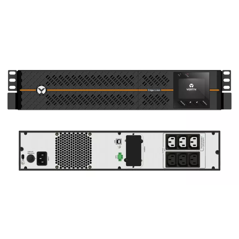 Vertiv EDGELI-1500IRT2U gruppo di continuità (UPS) line-interactive 1,5 kVA 1350 W 6 uscite AC