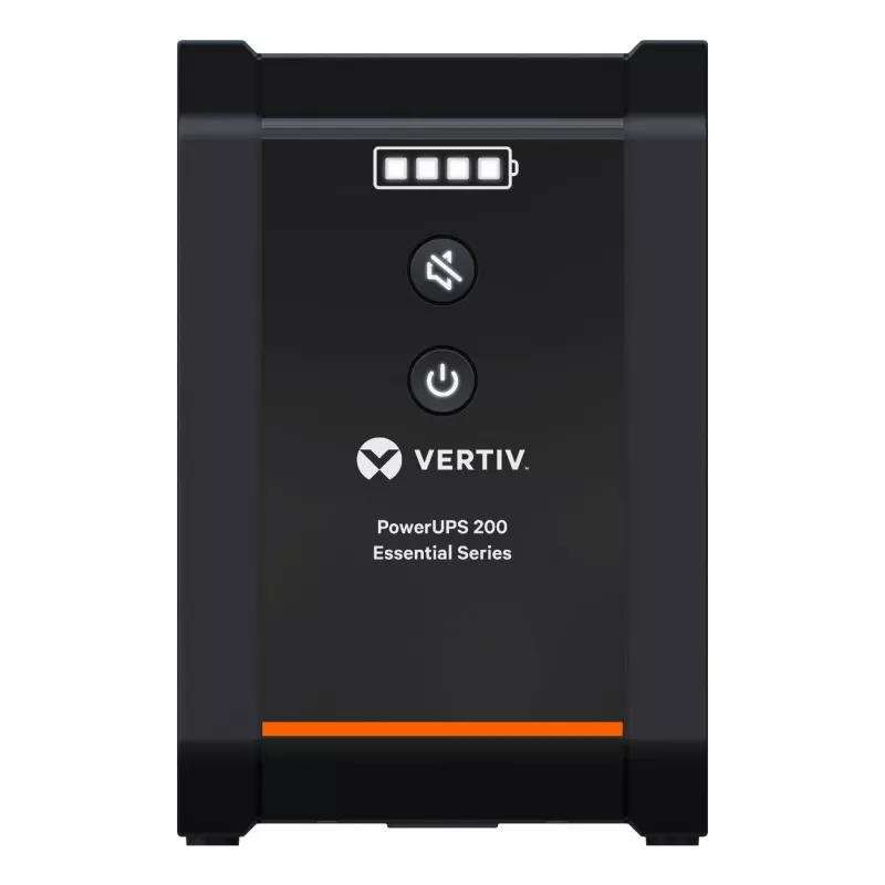 Vertiv PowerUPS 200 Essential PSA6E-600IT-SCH, 600VA/315W, line-interactive, 0,6 kVA, 315 W, sinusoidale, 140 V, 290 V