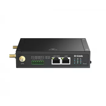 D-Link gateway IIoT 4G LTE, gateway cellulare, nero, 4G, LTE, LTE, MicroSD (TransFlash), esterna