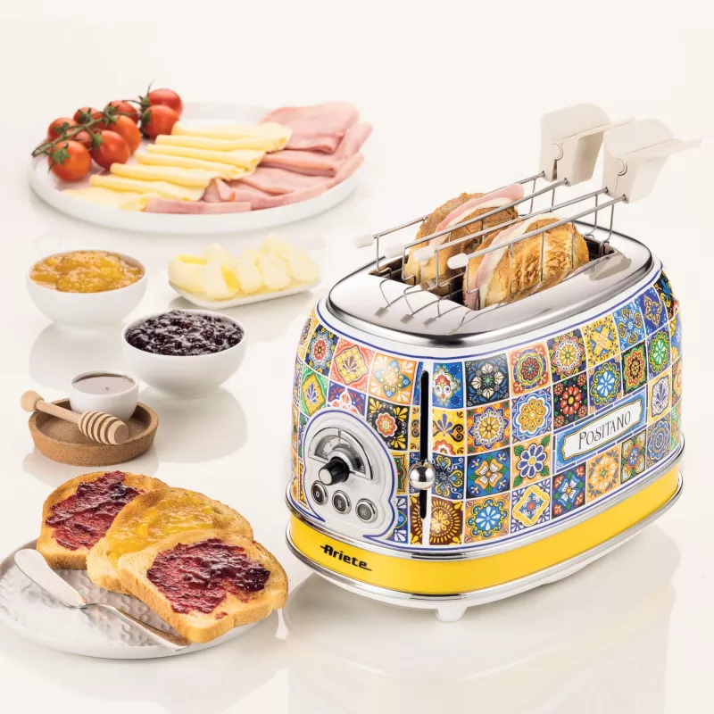 Ariete 0155/0P 6 2 fette 810 W blu, giallo