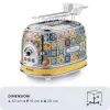 Ariete 0155/0P 6 2 fette 810 W blu, giallo