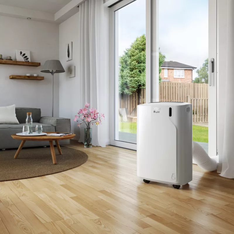 De’Longhi PAC EM82 Climatizzatore portatile 63 dB 1000 W bianco