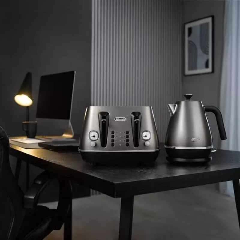 De’Longhi KBIN2001.TB Bollitore 1,7 L 2000 W titanio